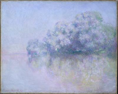 Canvas Claude Monet Île aux Orties near Vernon