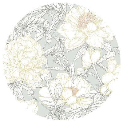 Sticker Patroon met lenteknoppen van bloemen