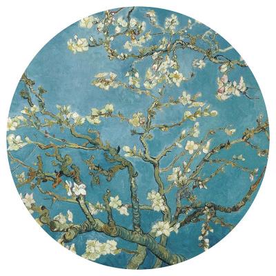 Sticker Bloeiende amandelboom van Van Gogh
