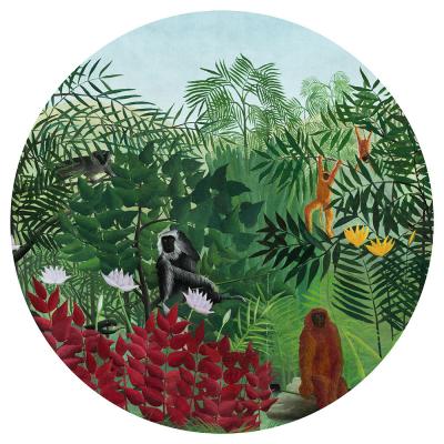 Sticker Tropisch bos van Henri Rousseau