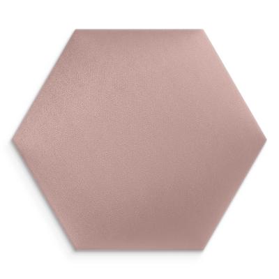 Wandkussen 20 roze hexagon