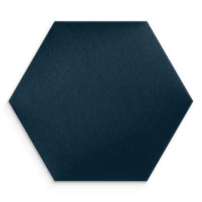 Wandkussen 20 marineblauwe hexagon