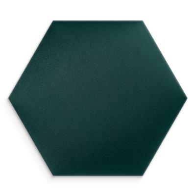 Wandkussen 15 smaragdgroene hexagon