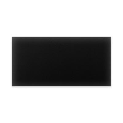 Deco & accessoires Wandkussen bekleed met ecoleder 60x30 zwarte rechthoek