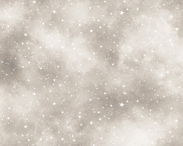 Fotobehang Sterren op een beige achtergrond in aquarelstijl