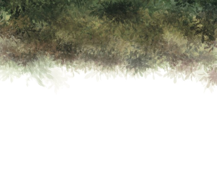 Fotobehang Abstract groen bladerenpatroon in aquarelstijl