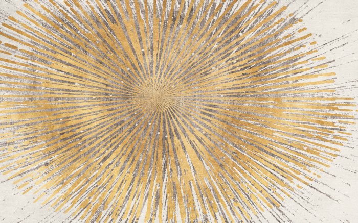 Fotobehang Abstracte gouden cirkel met textuur