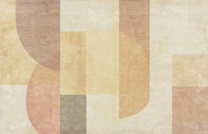 Fotobehang Geometrische vormen in felle kleuren