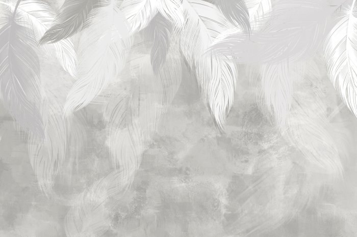 Fotobehang Heldere veren in de stijl van schilderen op beton