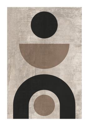Poster Geometrisch abstract minimalisme