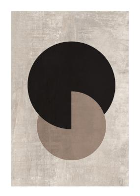 Poster Geometrische abstractie in minimalistische stijl