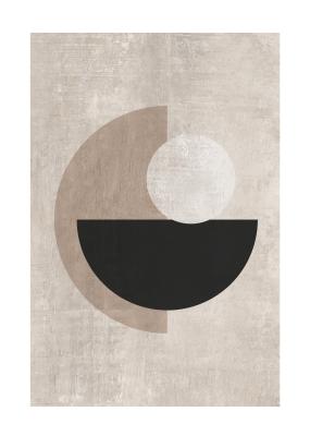 Poster Geometrische vormen abstractie