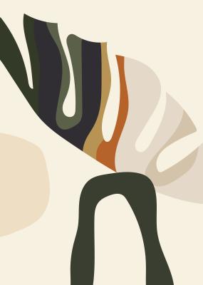 Canvas Abstracte natuur