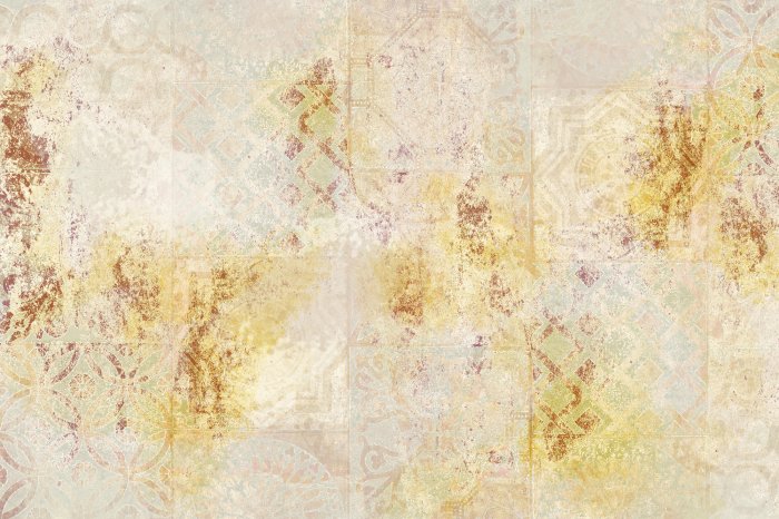 Fotobehang Een subtiel ornament met gouden accenten