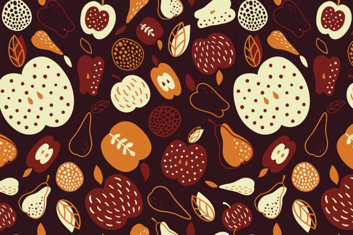 Fotobehang Arrangement met appelfruit