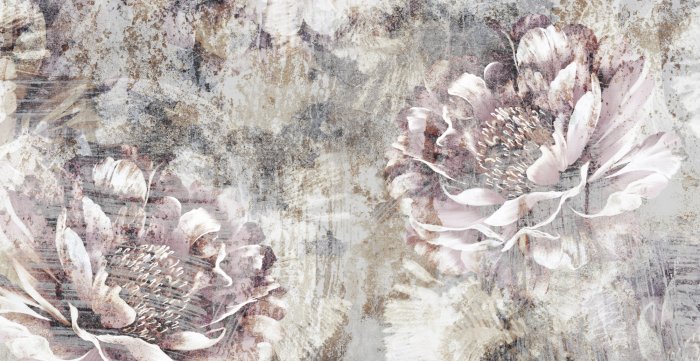 Fotobehang Delicate roze pioenrozen