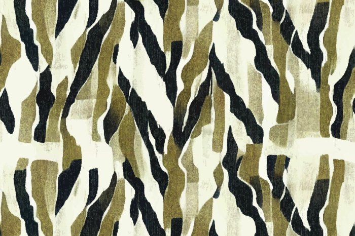 Fotobehang Zebra-geïnspireerde geometrische strepen