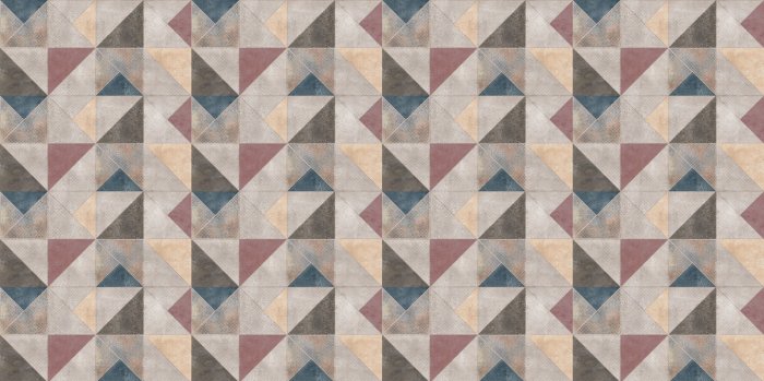 Fotobehang Geometrisch patroon in een driehoekmotief