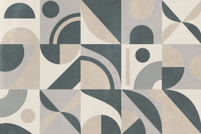 Fotobehang Patroon met geometrische vormen