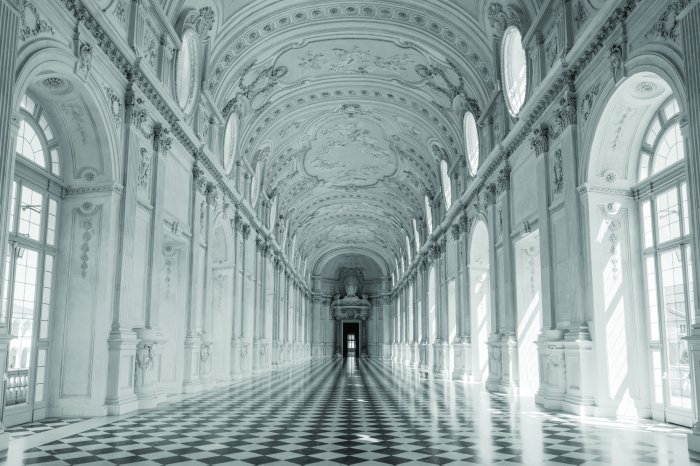 Fotobehang De prachtige interieurs van het historische paleis