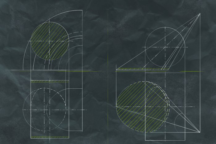 Fotobehang Lineaire tekening van geometrische patronen