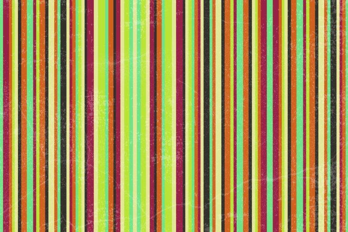 Fotobehang Veelkleurige retro strepen