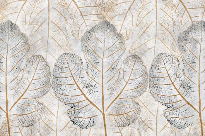 Fotobehang Bladeren met duidelijke nerven