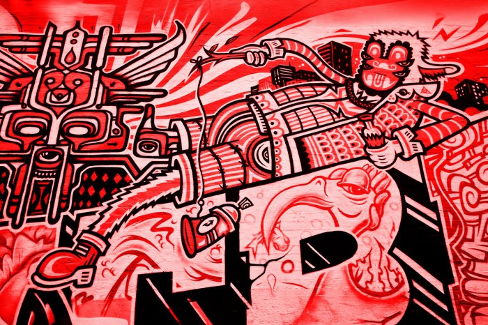 Fotobehang Abstract silhouet van een basketbalspeler in beweging