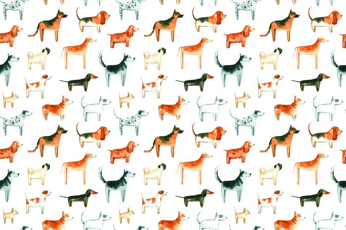 Fotobehang Rashonden in portretperspectief