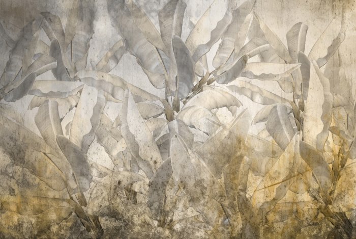 Fotobehang Bananenbomen, tropische planten