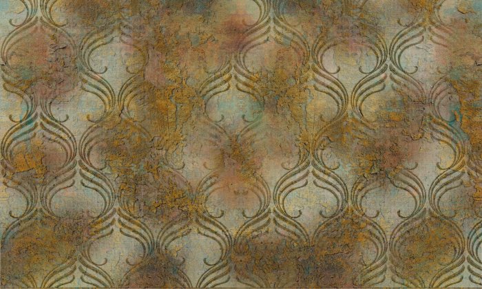 Fotobehang Sierpatroon met vintage stijl