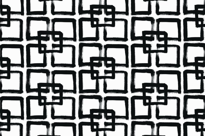 Fotobehang Vierkant schilderpatroon