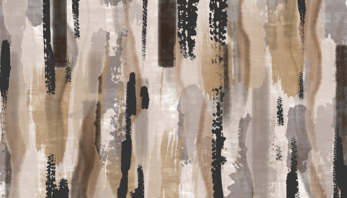 Fotobehang Abstract penseelstreekpatroon en aquarelkunstcompositie