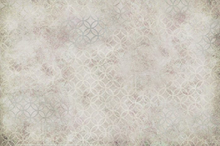 Fotobehang Ornamentpatroon op een delicate imitatiemuur