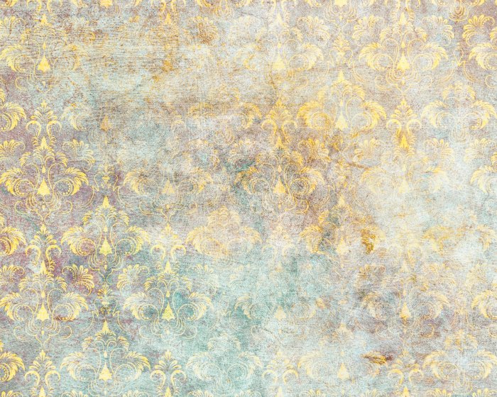 Fotobehang Ornamenten op een getextureerde achtergrond in retrostijl