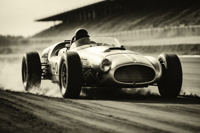 Fotobehang Formule 1 tijdens een race op het circuit