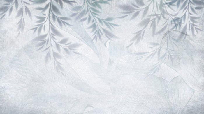 Fotobehang Bladeren botanisch patroon textuur