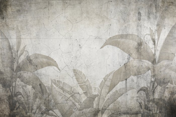 Fotobehang Tropische plantenbladeren