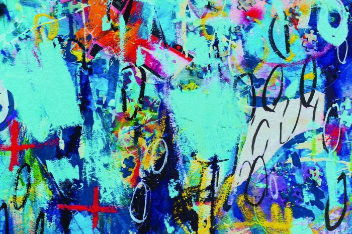 Fotobehang Expressieve abstractie in de stedelijke ruimte