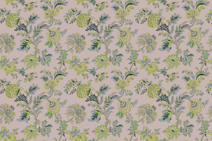 Fotobehang Een tropisch plantenparadijs met kleurrijke bloemen