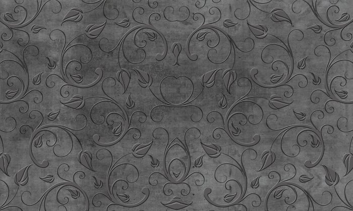 Fotobehang Planttextuur in grijs