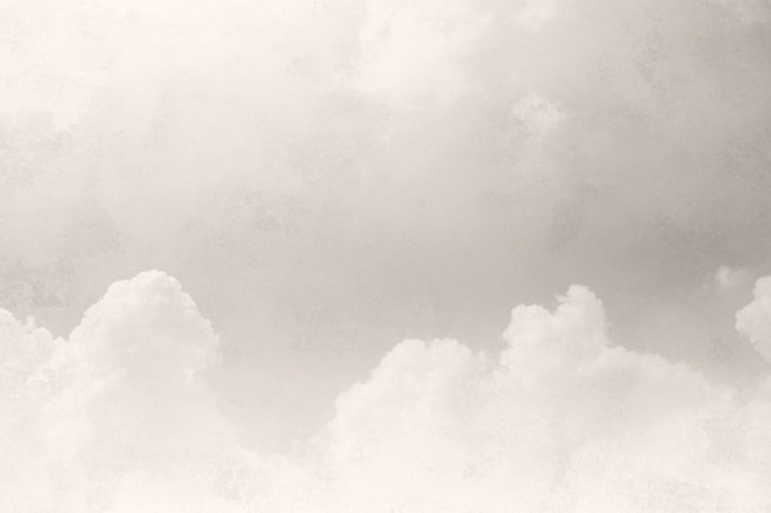 Fotobehang Een delicate lucht in minimalistische stijl