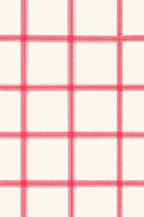 Canvas Roze retro geruit patroon