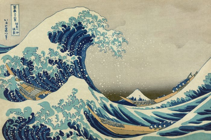 Canvas The Great Wave (Hokusai Katsushika)