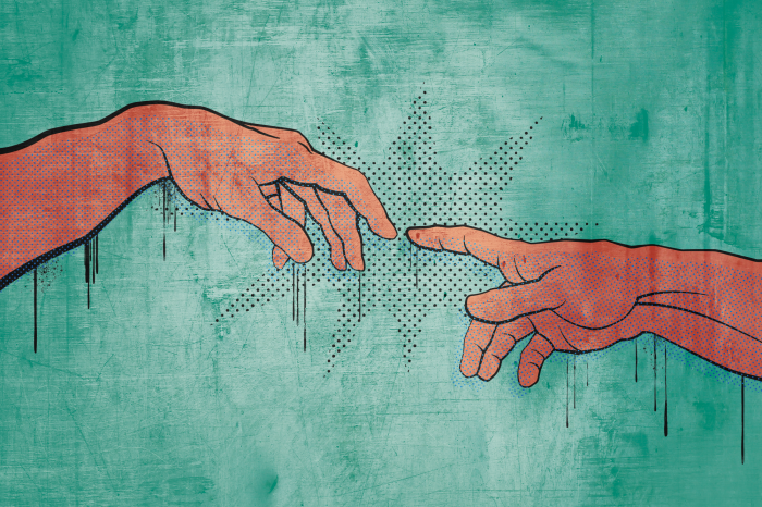 Canvas Electrifying Touch (1 Part) Wide