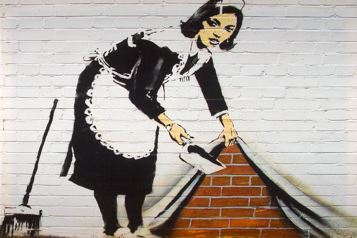 Canvas Maid in London by Banksy