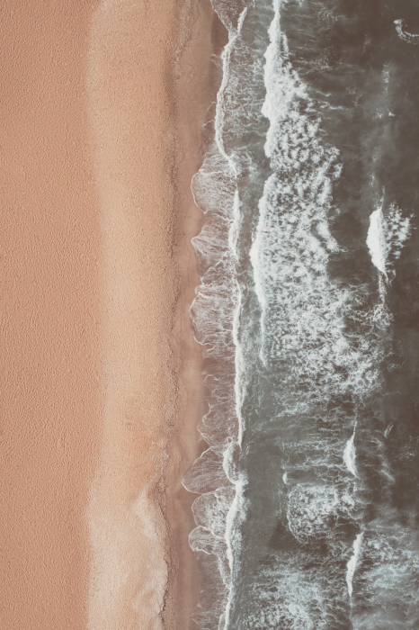 Canvas Shore Line (1 Part) Vertical