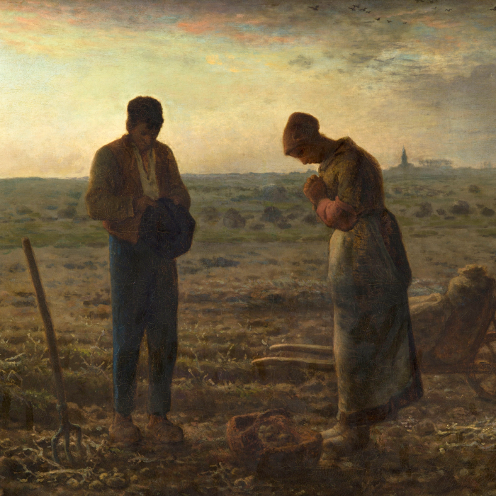 Canvas Landbouw en dagelijks werk op het land