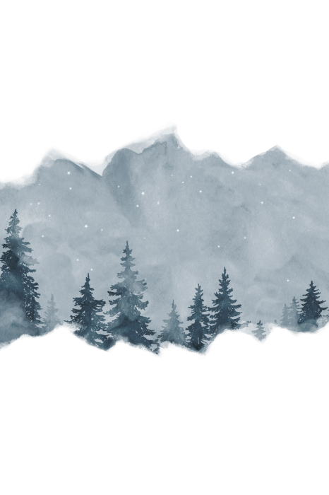 Canvas Slice of Siberia (1 Part) Vertical