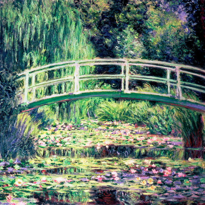 Canvas The Water Lily Pond